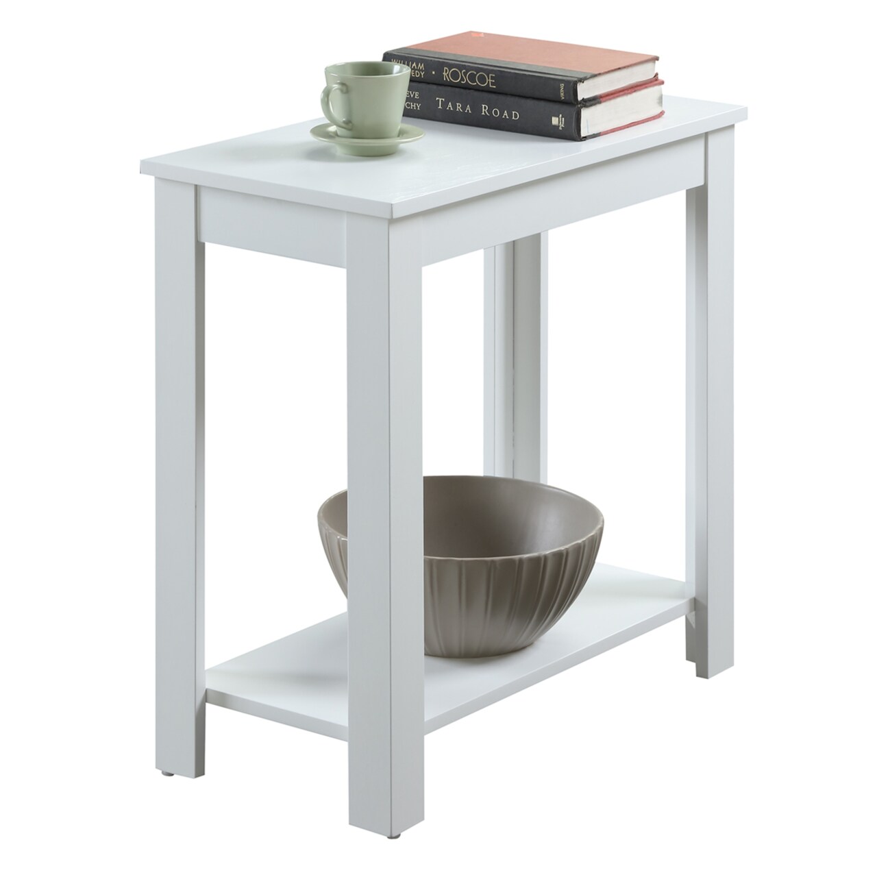 Convenience Concepts Designs2Go Baja Chairside End Table, White